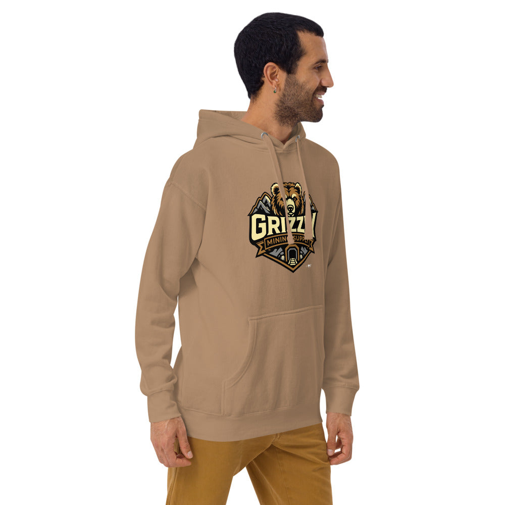 Grizzly Mining Supply Logo Unisex/Men's Hoodie