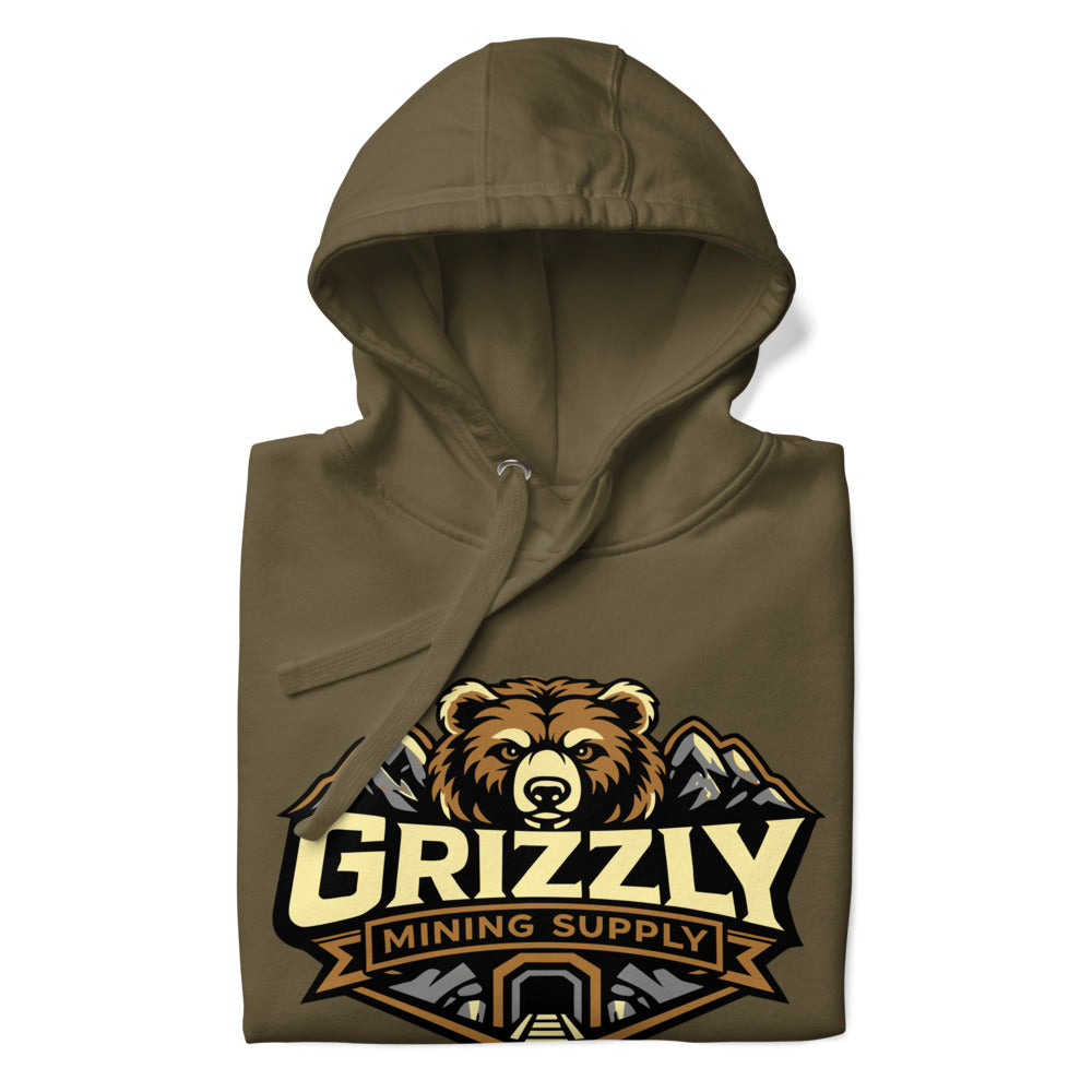 Grizzly Mining Supply Logo Unisex/Men's Hoodie