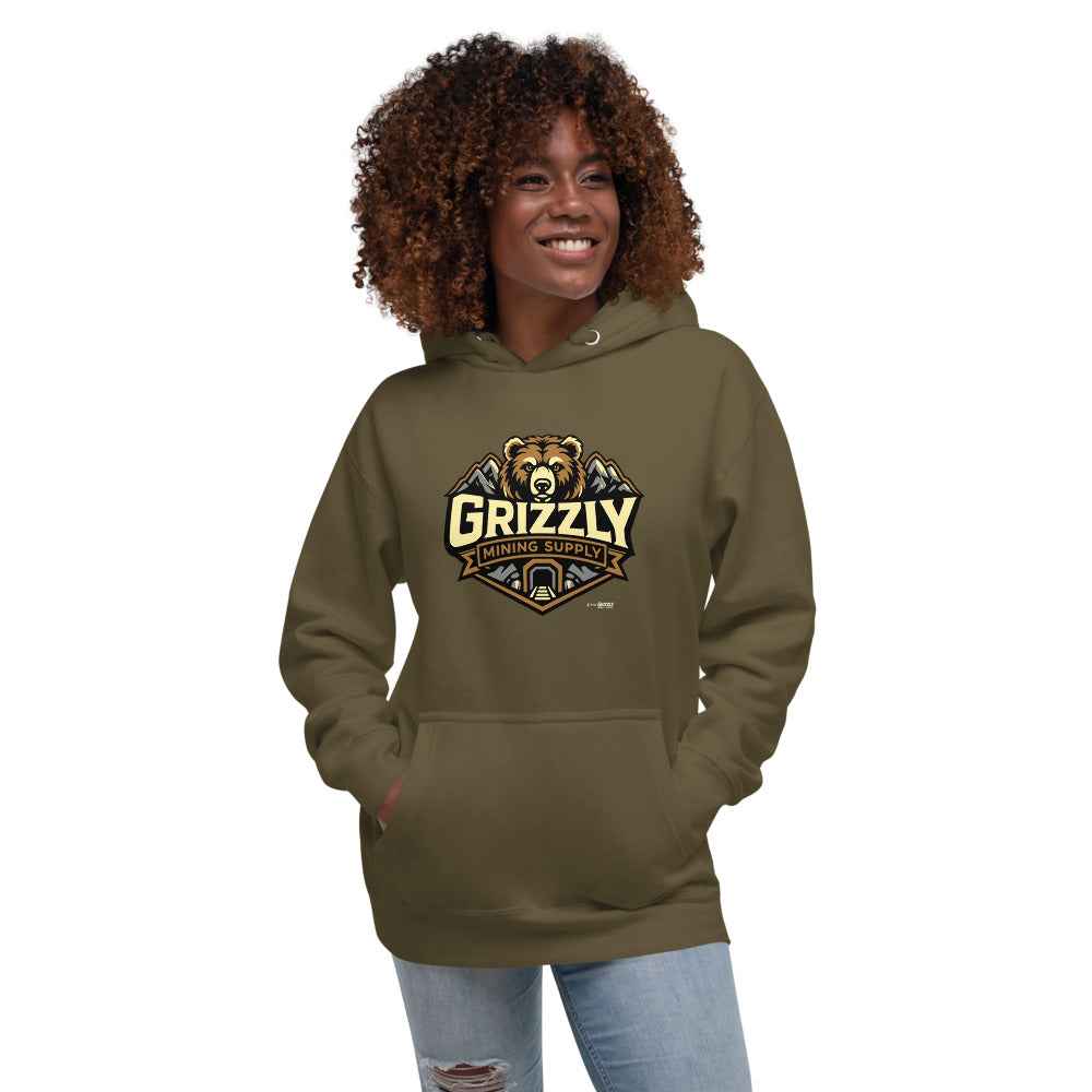 Grizzly Mining Supply Logo Unisex/Men's Hoodie
