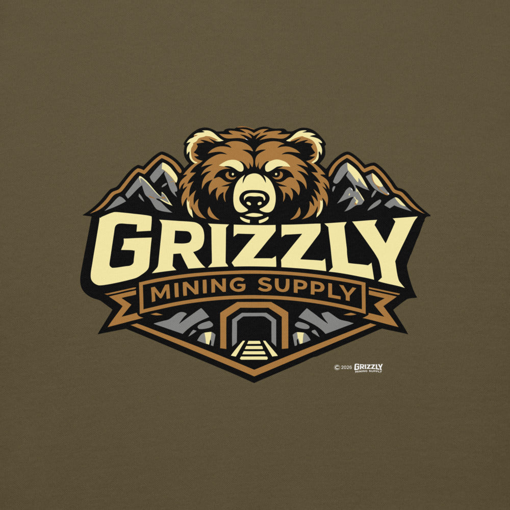 Grizzly Mining Supply Logo Unisex/Men's Hoodie